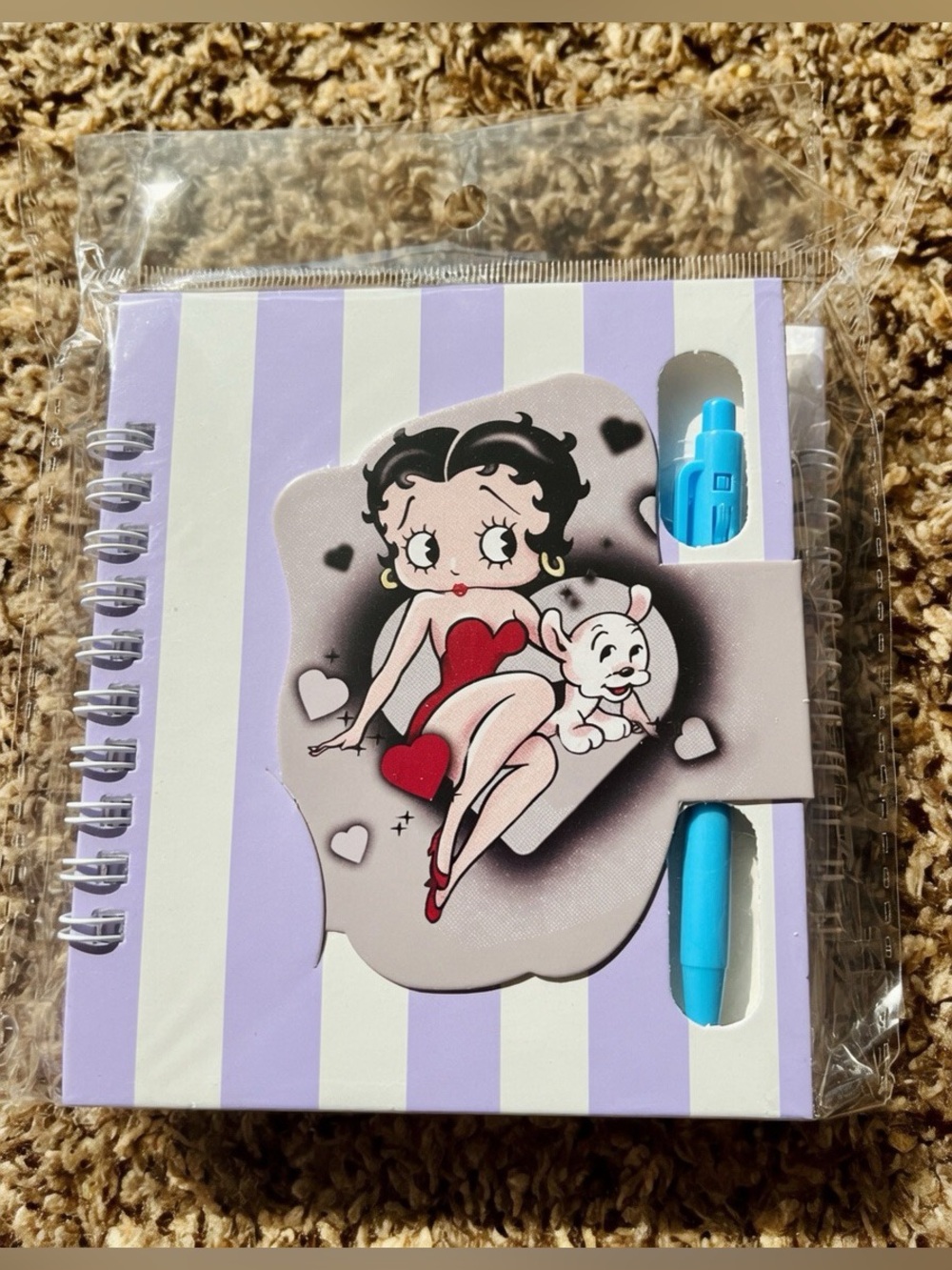 Betty Bop mini spiral Journal & pen